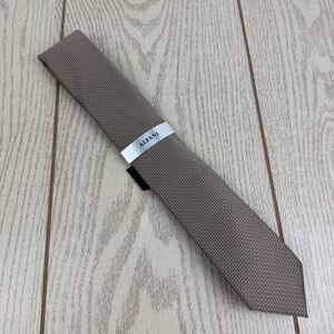 771 Alfani Men's Tie Shelby Solid 260 Taupe $55 Polyester 1afc23-3010